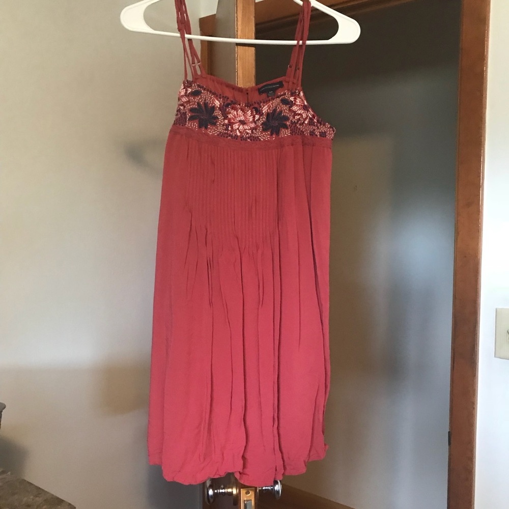 American Eagle embroidered dress